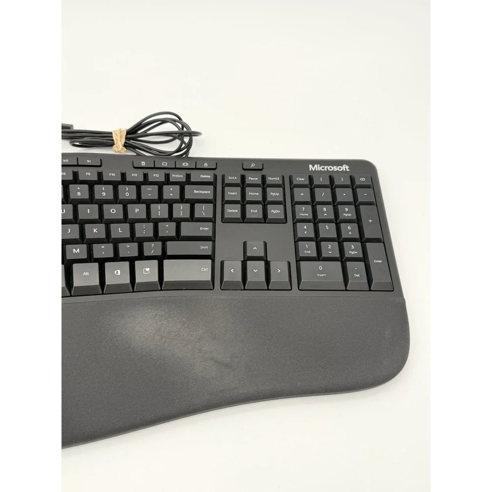 Microsoft Ergonomic Keyboard 1878 LXM-00001 Wired USB Split Ergonomic Black